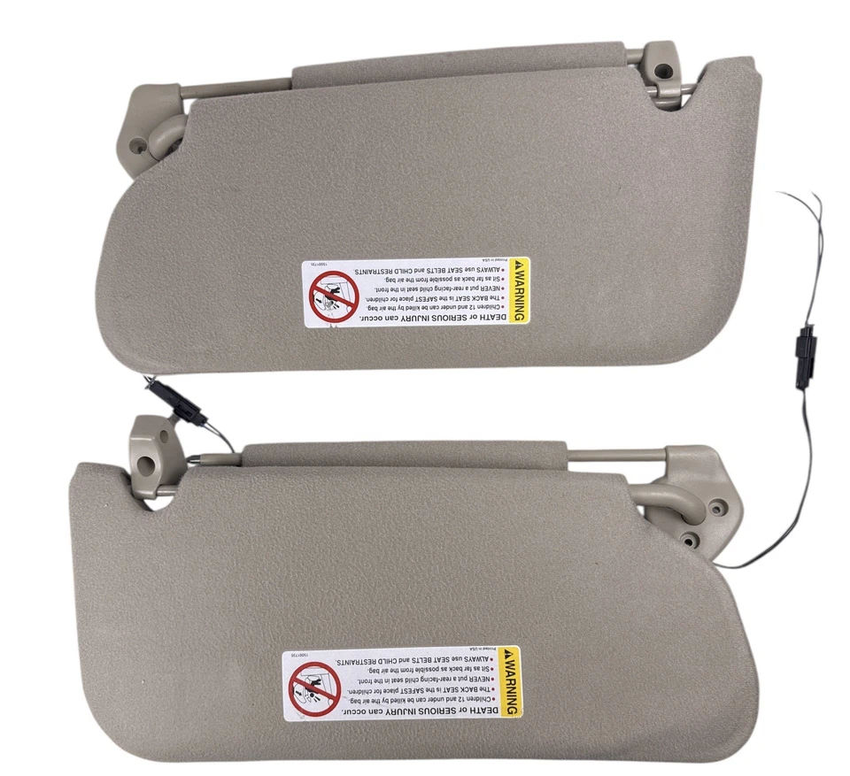 Parasoles de cachemir Cadillac DeVille 00-05 OEM CON LUCES Y ESPEJOS A+ estado Foto 4 de 4