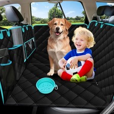 Dog Car Seat Cover for Back Seat, Car Seat Protector for Dogs, Hard Bottom Su...