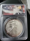 2004 Silver Eagle - Toned Nice Coin