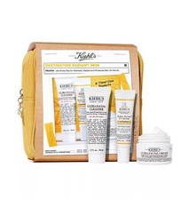 Kiehl's Destination Radiant Skin Travel Set SPF 50 Cleanser Cream Serum