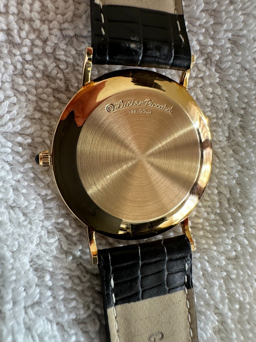 Lucien Piccard 24787 – 14K Solid Gold, Diamond 12O, Swiss  display picture 2