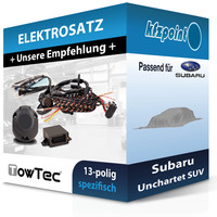 Towtec E-Satz 13Polig Fahrzeugspezifisch Passend für Subaru Unchartet SUV NEU