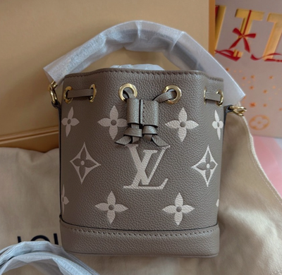 Louis Vuitton Nano Noe Mini Bucket Monogram Top Handle Shoulder