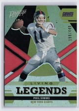 2022 Prestige Xtra Points Living Legends #LL-19 Phil Simms #'d/449