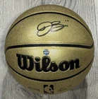 JALEN BRUNSON - NEW YORK KNICKS - Autographed GOLD BASKETBALL w/COA