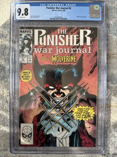 The Punisher War Journal #6 (Marvel Comics June 1989) CGC-Grade 9.8