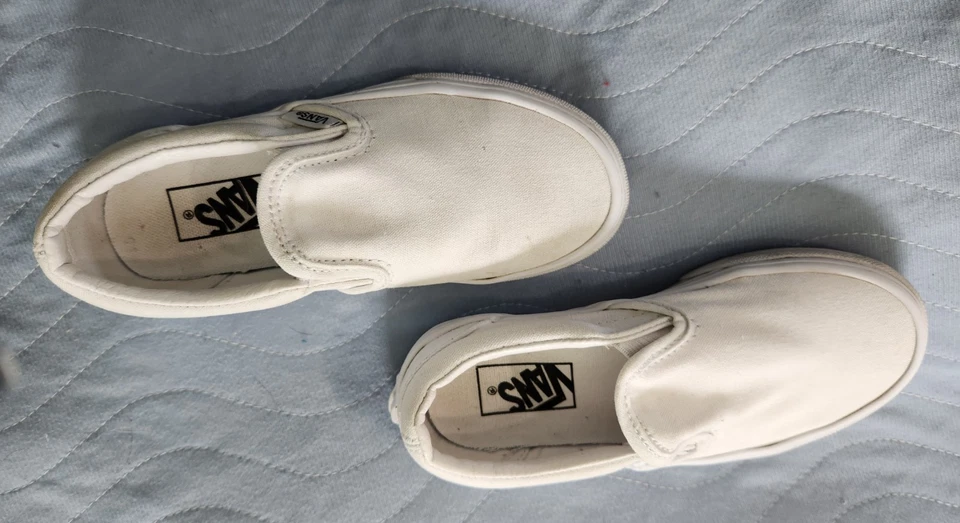  Vans Kids Auténtico Blanco Talla 12.5 Foto 4 de 4