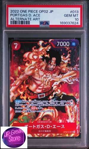 Portgas.D.Ace graded PSA 10 for sale on eBay