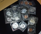 3 Franklin Half Dollar Proofs - 4 Silver Quarter Proofs - 2 Dime Proofs - 1959 +