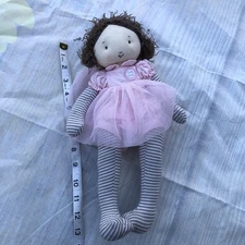 Bunnies By The Bay Elsie A Pretty Girl Is Pretty Inside Cloth Rag Doll 11”