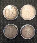 New ListingLot Of 4 Walking Liberty Half Dollars Exact Coins Shown