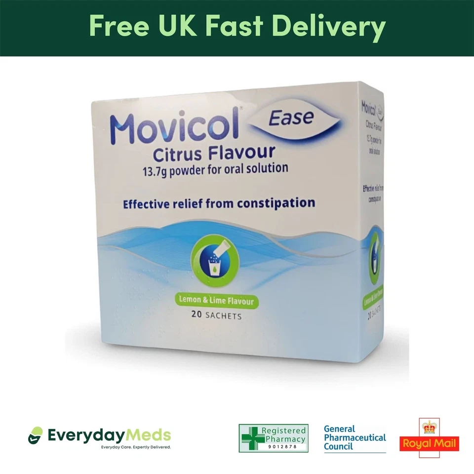EVERYDAYMEDS Movicol Citrus Flavour Osmotic Laxative 20 Sachets Pack of 1