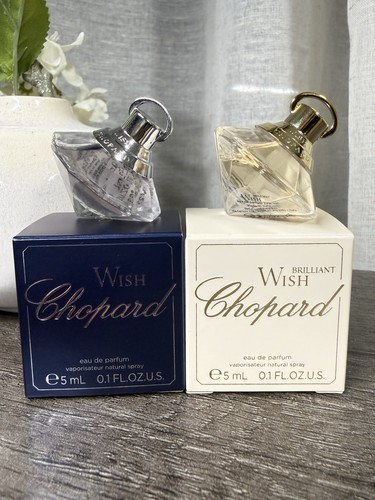 Chopard Wish & Brilliant Wish Mini Perfume Set 5ml- Eau de Parfum NIB - Picture 1 of 4