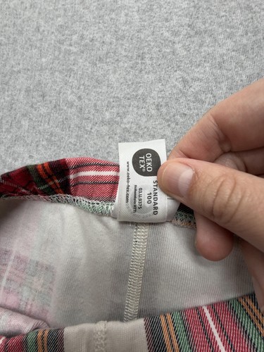 Hanna Andersson 2-teiliger Schlafanzug Jugend US 12 rot kariert Bio Baumwolle Long Johns - Bild 19 von 21