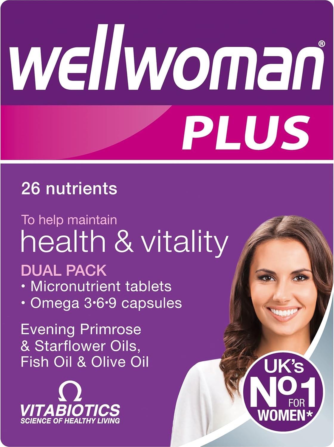 Wellwoman Multivitamin Tablets Plus Omega 3-6-9 56 Tablets