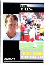 Don Beebe 1991 Pinnacle #82 Buffalo Bills