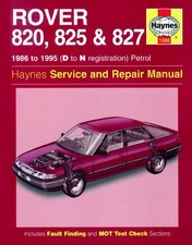 Revue technique Rover 827