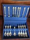 Vintage Fontana by Towle Sterling Silver Flatware Set 33 Pieces Total With Case