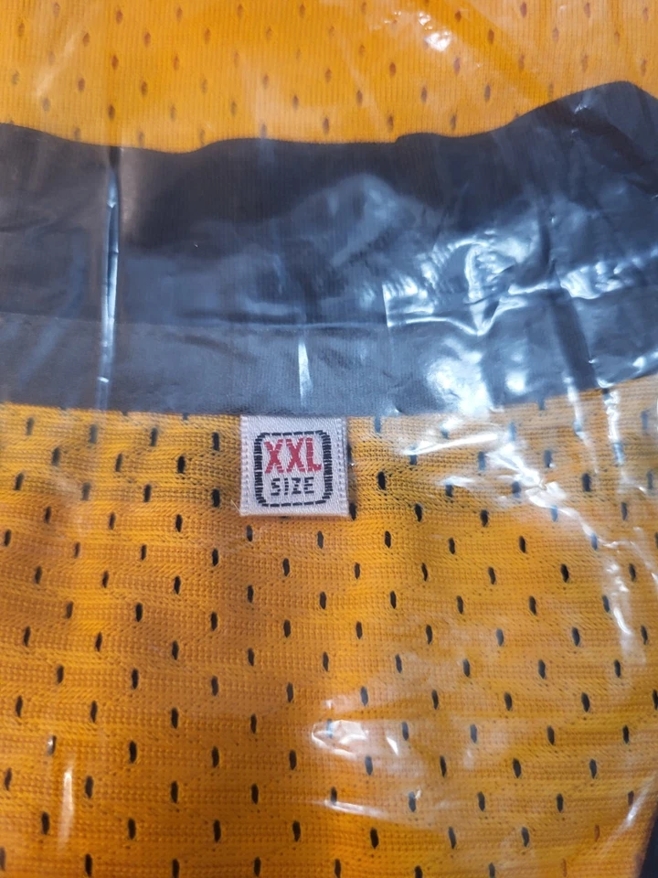 全新无标签 PITTSBURGH 钢人队 BUMBLEBEE THROWBACK 球衣 #43 Troy Polamalu 尺寸 XXL — 第 2/4 张图片