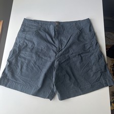 Lee Women's 8" Bermuda Shorts Size 20 Metal Navy Blue