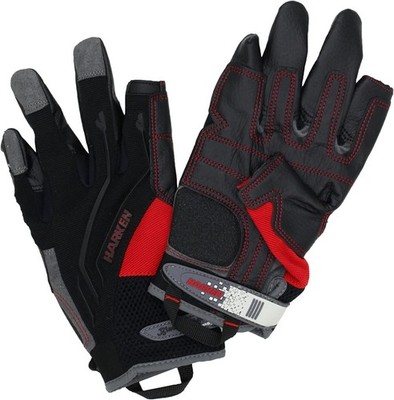 Harken Sport Men's Full Finger Reflex Gloves X-Small Black