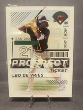2024 Panini Prospects Prospect Ticket Base #25 Leo De Vries