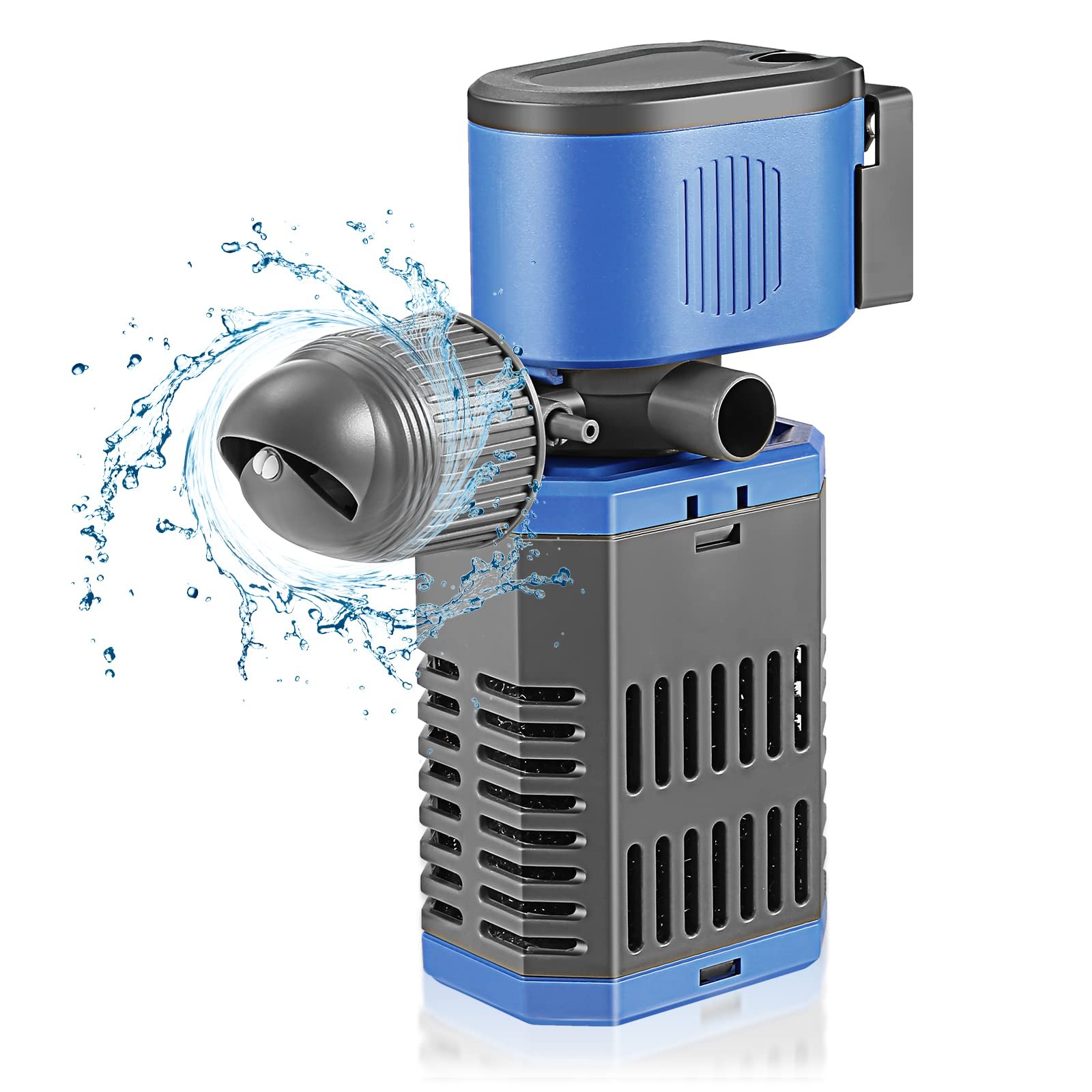 FILTRO ACQUARIO INTERNO 8W 900 L/H PER ACQUA PULITA FLUSSO D'ARIA EFFICACE