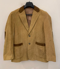 Vintage cotton blend Corduroy brown classic hunting jacket blazer 38R 38S