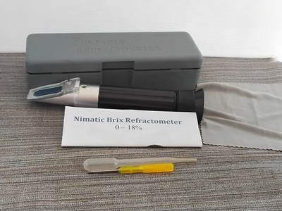 Brix Tragbares Refratometer 0-18%