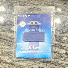 Sony Memory Stick MSA-64A 64MB Media Card Universal Compatible Class NEW In-Box