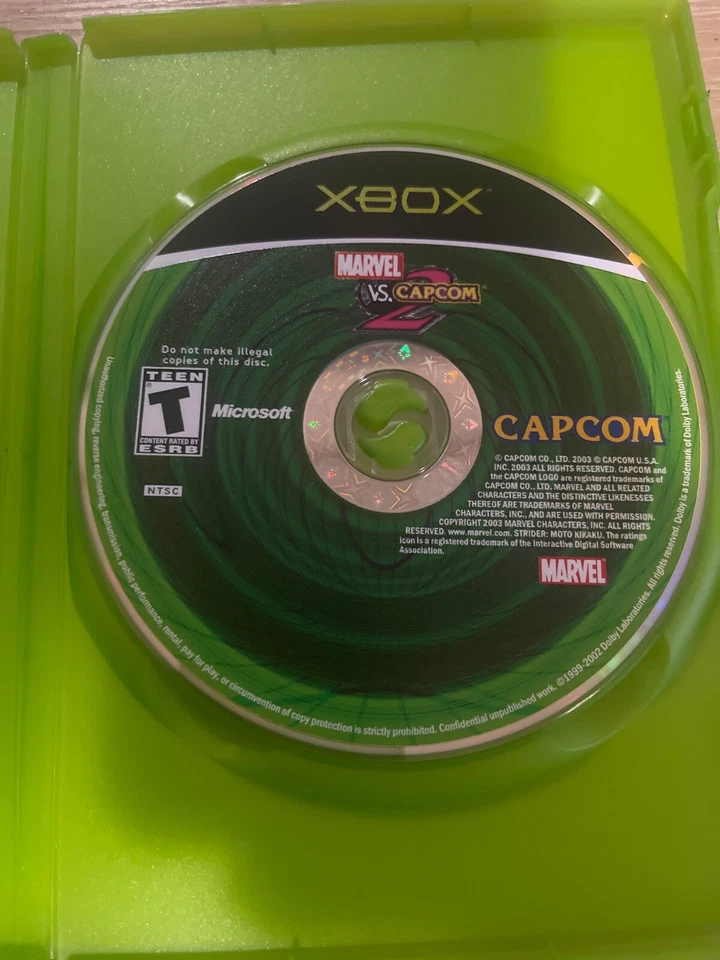 Marvel Vs Capcom 2 Xbox Game 2003 ULTRA RARE - Image 4 of 4