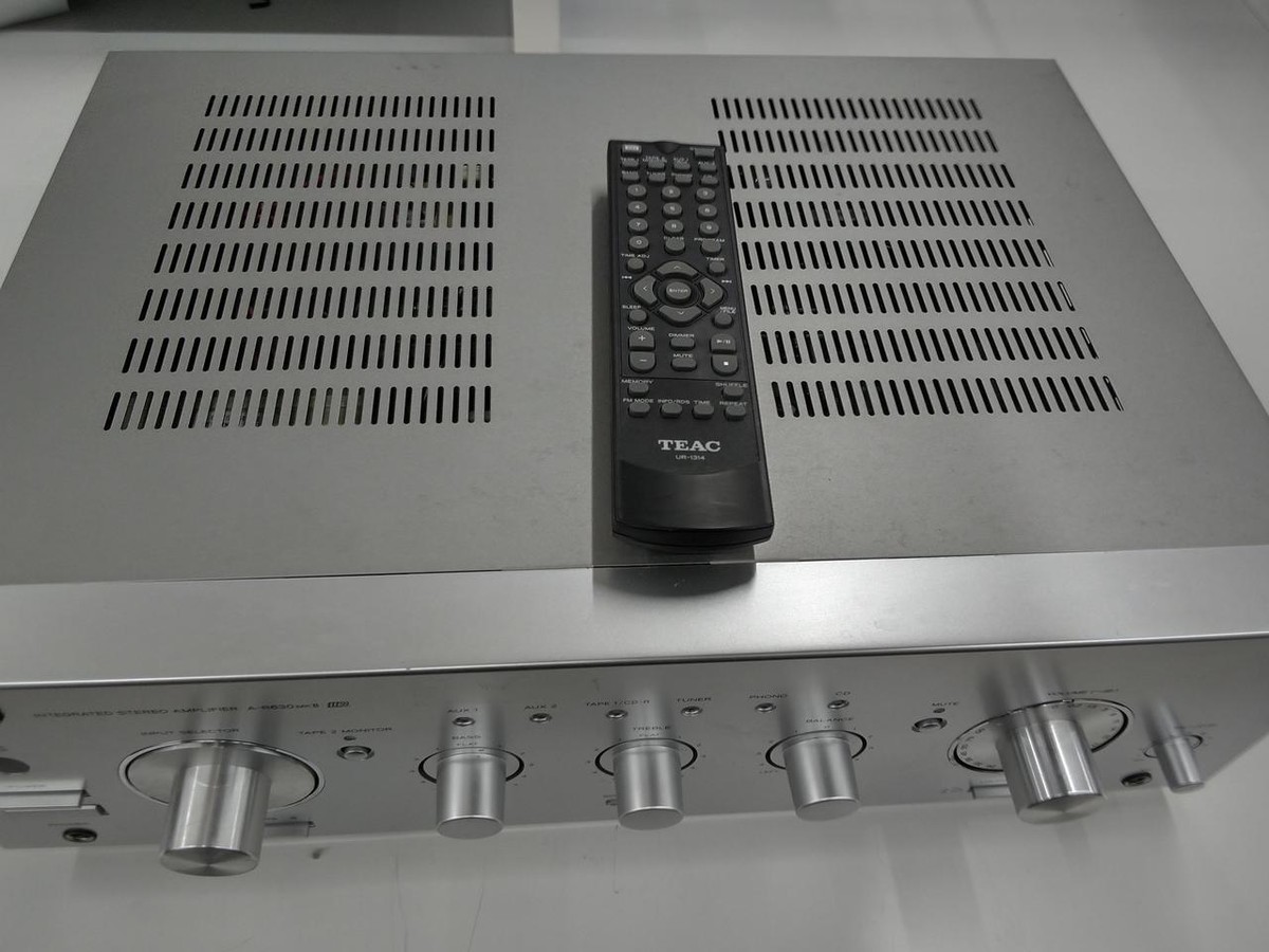 TEAC アンプ シルバー A-R630MK ii 美品 TEAC アンプ シルバー A-R630MK ii 美品 TEAC アンプ シルバー A