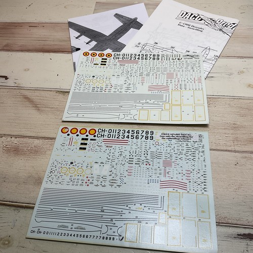 Daco Products #DCD7249 C-130H Hercules Data - Stencil. Scala 1:72. - Foto 5 di 5
