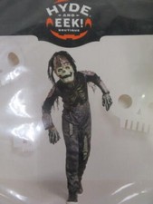 Kids Skeleton Warrior Halloween Costume Boys Size Small Hyde and Eek