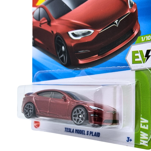 Hot Wheels TESLA MODEL S PLAID Case A 2025 Economy COMBO Pair - Picture 7 of 14