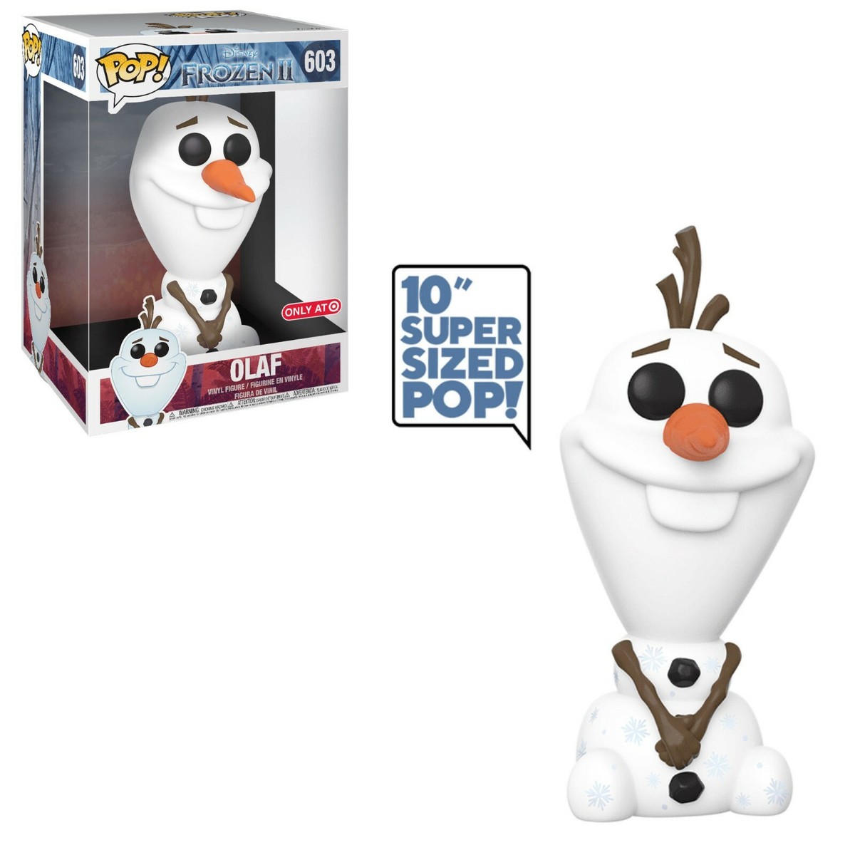 廃盤　限定品　Funko Pop! アナと雪の女王2　オラフ　10インチ603 NEW Funko Frozen 2 - Olaf 10