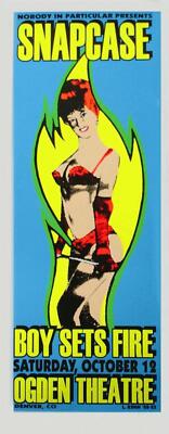 SNAPCASE DENVER CONCERT POSTER KUHN 2002 SILKSCREEN ORIGINAL | eBay