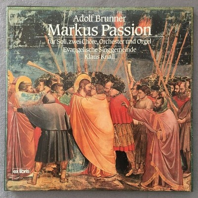 B665 Brunner St. Markus Passion Knall 3LP Ex Libris EL 16 985 Stereo Swiss