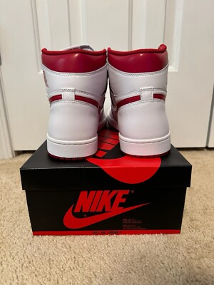 Buy Size 12 - Air Jordan 1 Retro OG High Metallic Red online | eBay