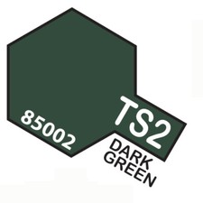 Spray Paint For Plastic 100 Ml. Dark Green Ts02 TAMIYA
