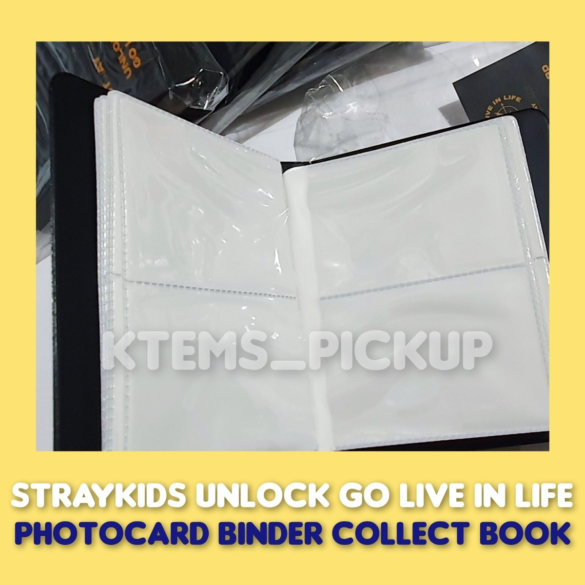 STRAY KIDS Unlock go live In life official photocard binder