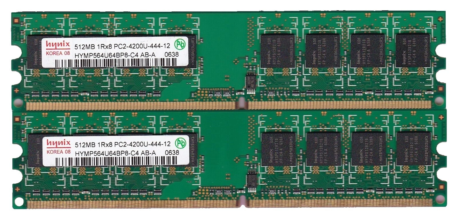 Hynix DIMM DDR2 SDRAM 512 MB capacidad por módulo Computer Memory (RAM)