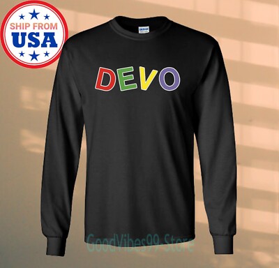 Devo Are We Not Men Long Sleeve Black Size S-2XL
