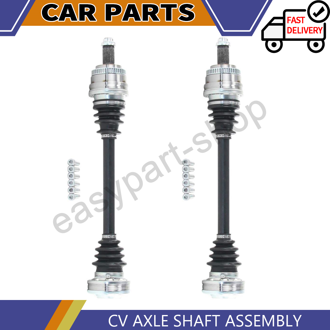 Rear Left & Right CV Axle Joint Half Shaft For 1997-2002 BMW Z3 2.5L 2 ...