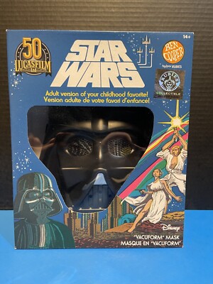 Ben Cooper Star Wars Darth Vader Adult Collectible Vacuform Mask Disney Numbered