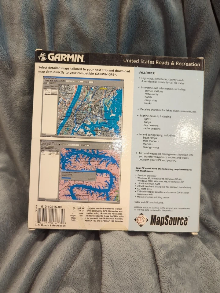 Garmin Roads and Recreation 2000 U.S.A. CD-ROM (Windows) With Trips & Waypoint - Image 2 of 2