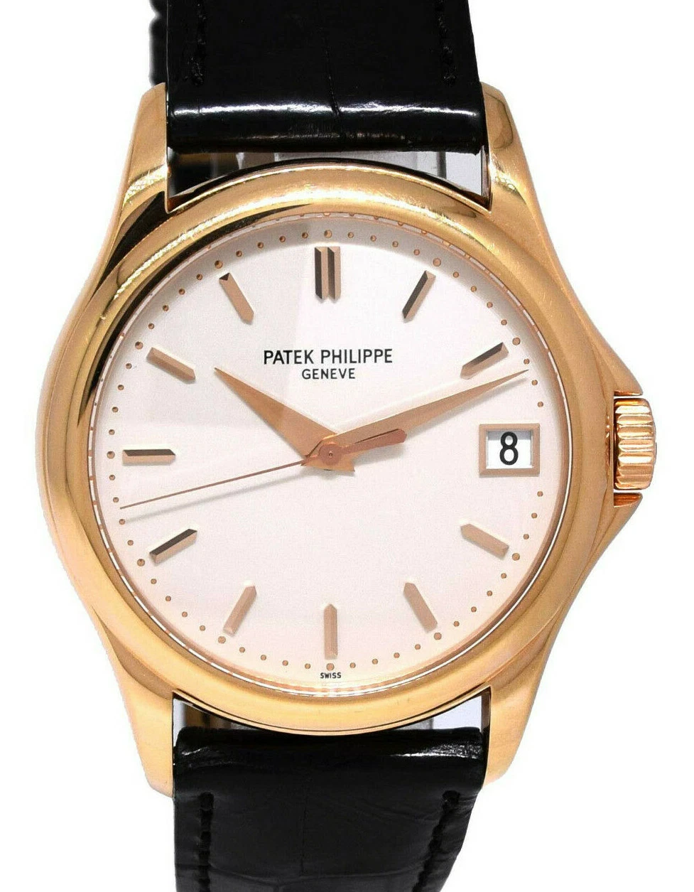 Patek Philippe — Patek Philippe Calatrava 5127 18k Rose Gold Mens 37mm Watch Box/Papers 5127R