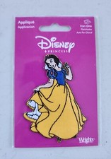 Disney Snow White Embroidered Iron On Patch Vtg New Sealed Package