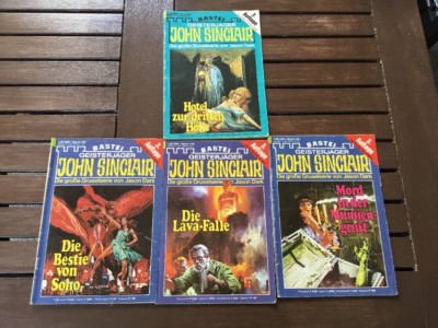 4 X John Sinclair. Bandnr.  242. 2. Auflage.      143, 149, 155.  3. Auflage