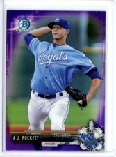 2017 Bowman Chrome Purple Refractor #BCP4 A.J. Puckett /250